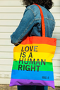 Sac en coton arc-en-ciel