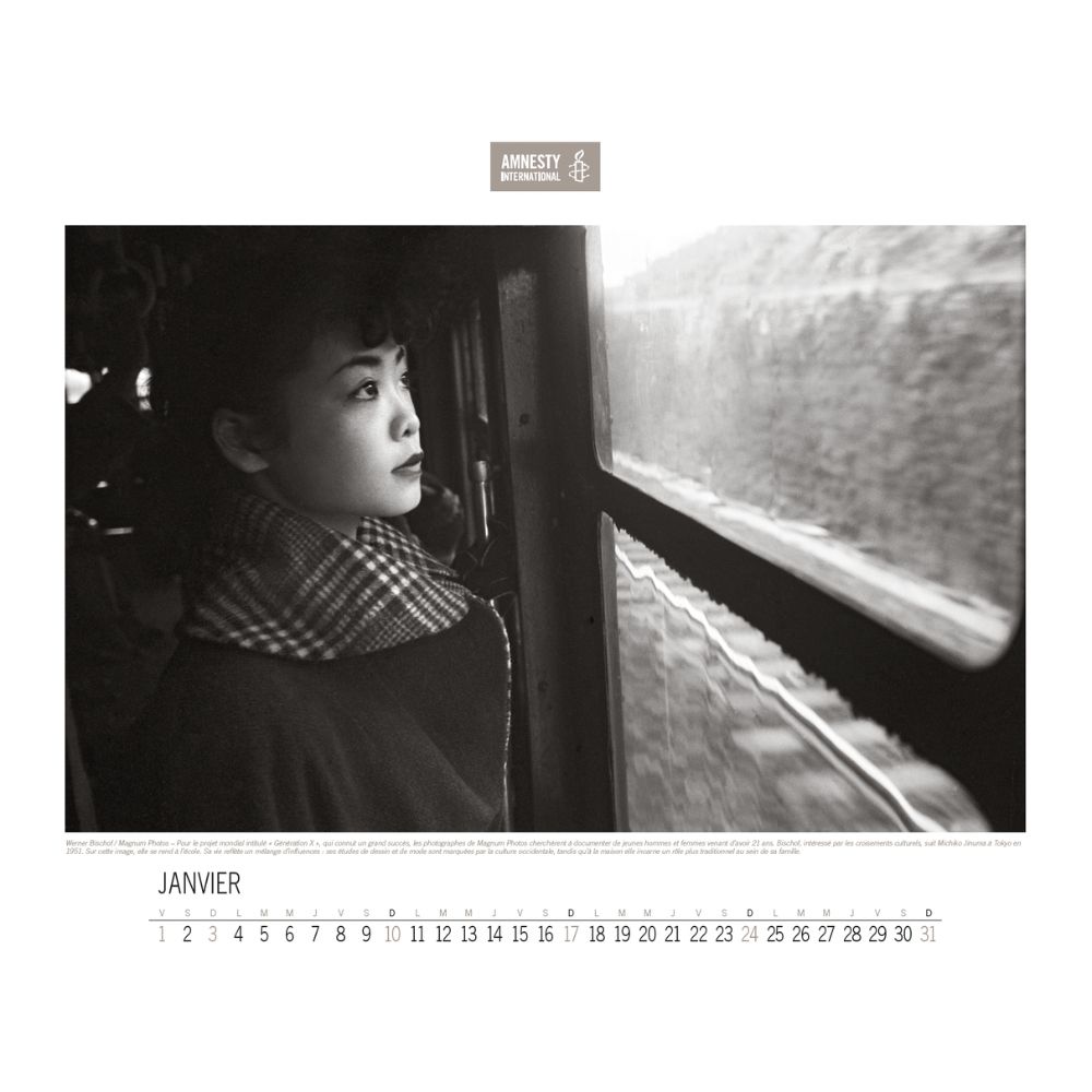 Calendrier 2027 photos noir et blanc