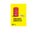 Affiche de vente de bougies A3