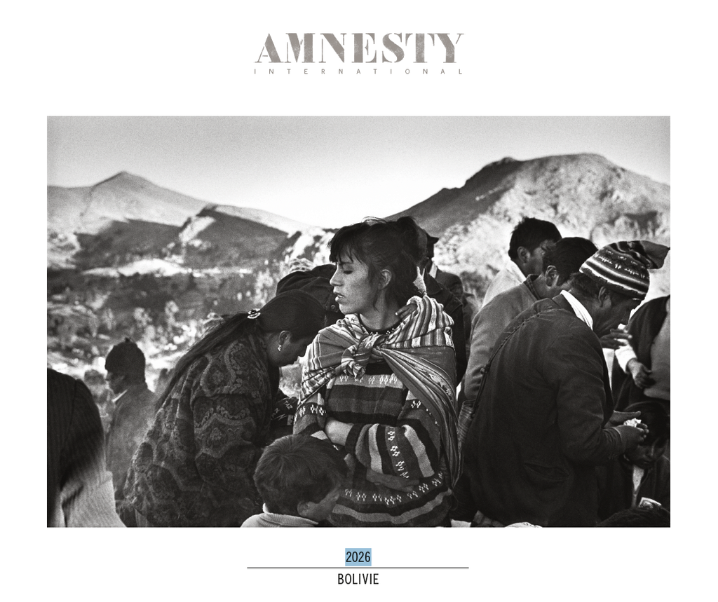Calendrier 2026 photos noir et blanc de Bolivie
