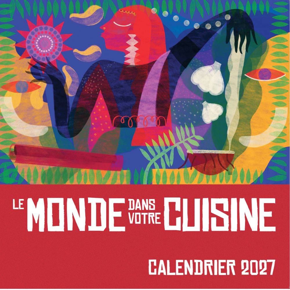 Calendrier 2027 de recettes de cuisine du monde