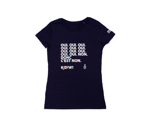 [3255] Tee-shirt #JDIWI Femme XL