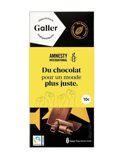[6910] Duo de tablettes de chocolat Galler : lait profond et noir intense