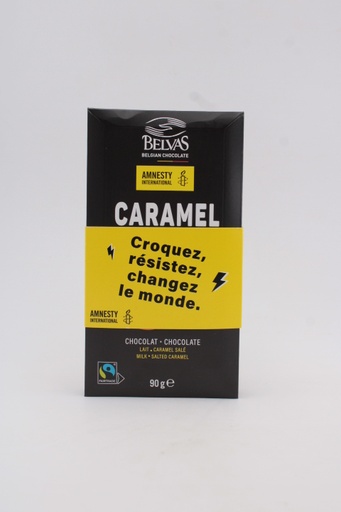 [6913] Trio de tablette de chocolat Belvas :  lait noisettes /  noir 72% / lait éclat caramel