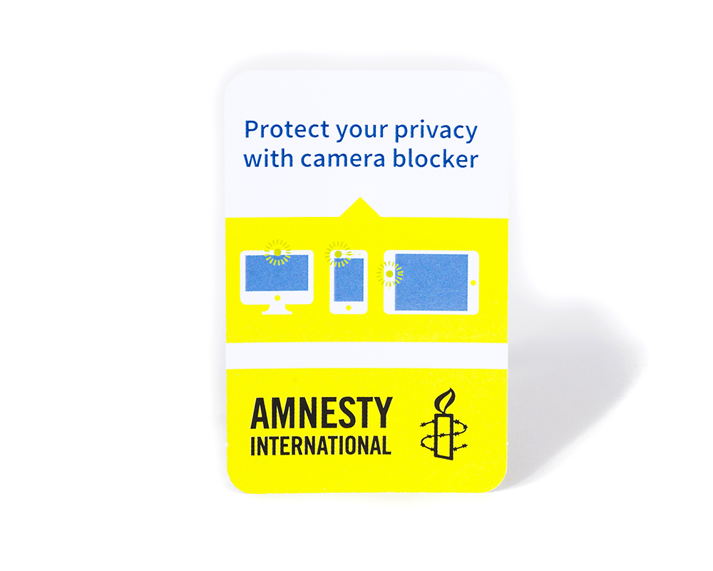 Sticker cache caméra en lot de 4 • Boutique Amnesty International